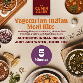 The Cumin Club Methi Matar Malai pack with creamy texture ready in minutes