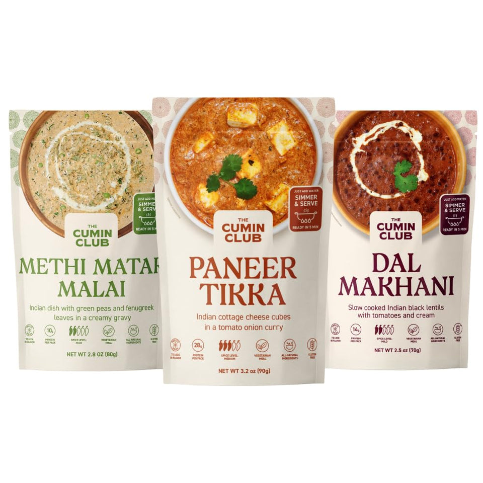 The Cumin Club Paneer Tikka Masala pack presenting authentic flavors for quick dinners