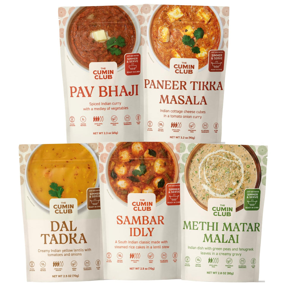 The Cumin Club Paneer Tikka Masala Pack showing authentic flavors for quick weeknight dinners