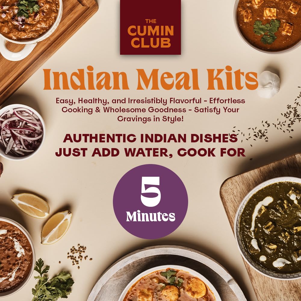 Paneer Tikka dish from The Cumin Club, showcasing vibrant vegetarian curry ready in minutes.