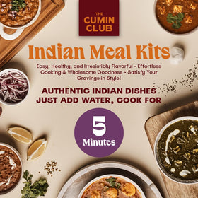 Paneer Tikka dish from The Cumin Club, showcasing vibrant vegetarian curry ready in minutes.