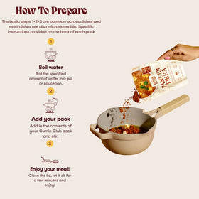 The Cumin Club ready curry packet simmers quickly for a fuss-free dinner.