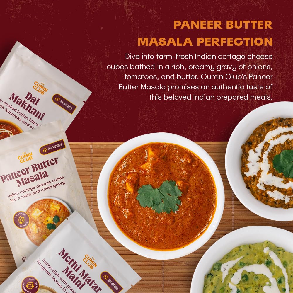 The Cumin Club Ready-to-Eat curry pouch for fast, flavorful meals