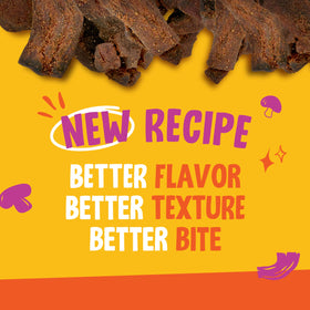 The Daily Good Mushroom Jerky Hot & Spicy bite for desk snacking