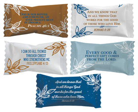 The Dreidel Company Bible Verses Buttermints bag 110pc – smooth, creamy butter mints for gatherings