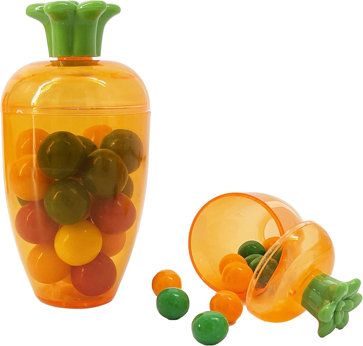 The Dreidel Company Easter carrot containers with candies perfect party favors.