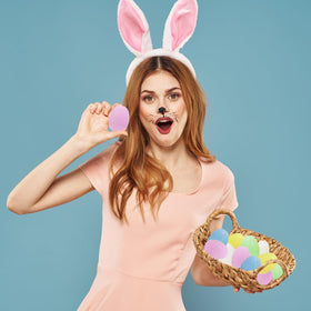 The Dreidel Company interactive egg with detachable halves for easy filling