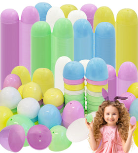 The Dreidel Company pastel fillable Easter egg with hinge, ideal for egg hunts