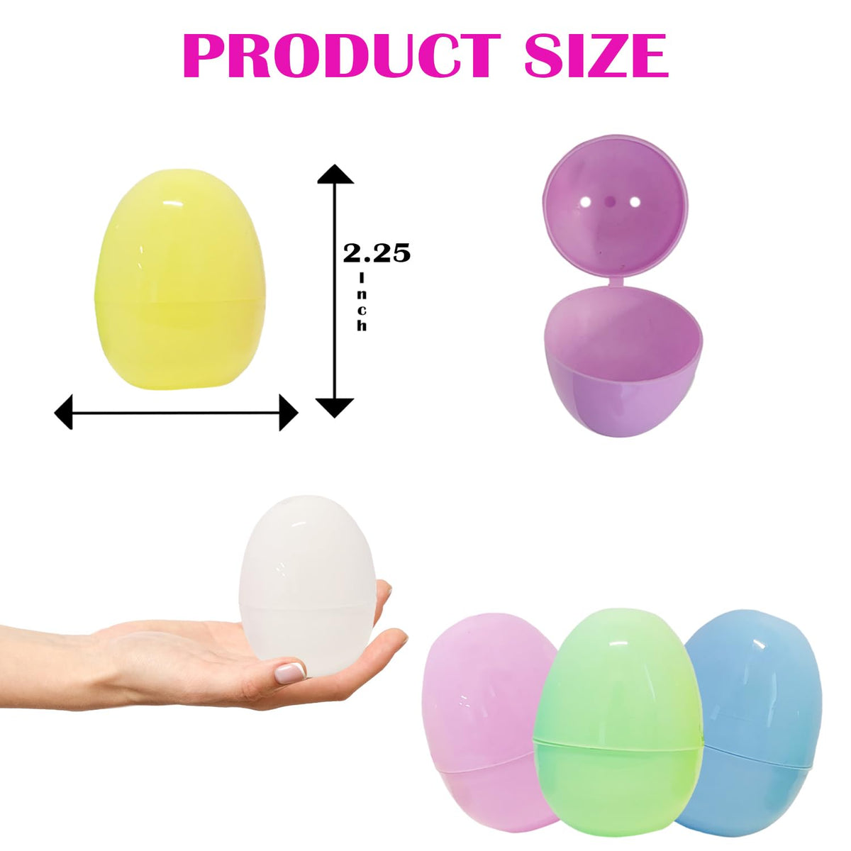 The Dreidel Company 2.25-inch egg stands upright for display