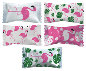 The Dreidel Company Flamingo buttermints close-up showing smooth, creamy texture for after-dinner treats.