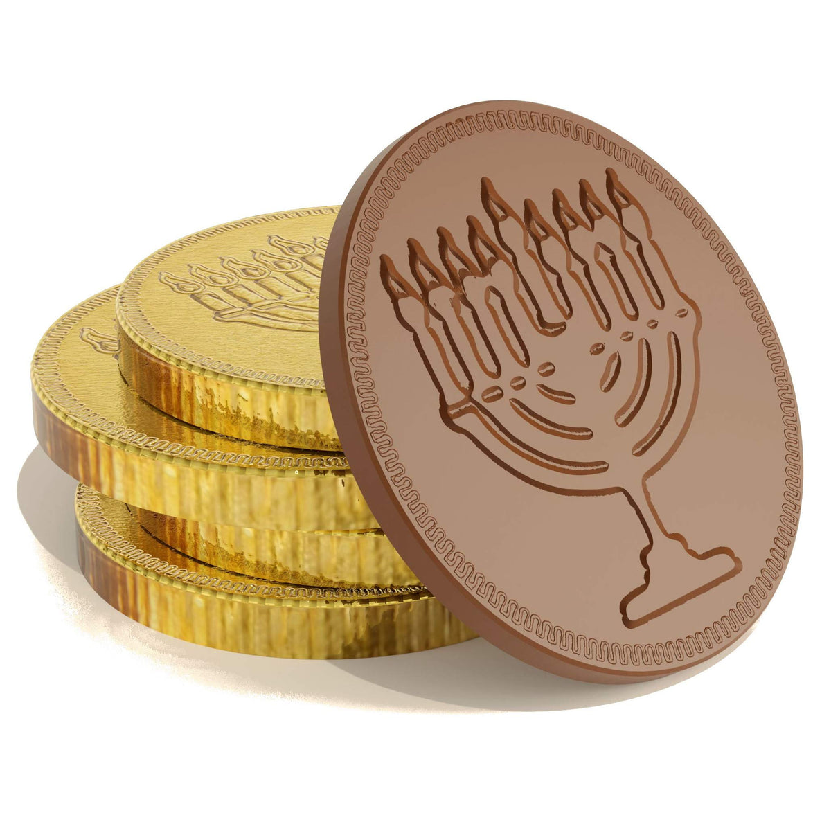 The Dreidel Company gelt coins for office celebrations and classroom rewards.