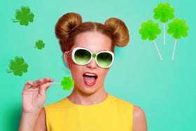 The Dreidel Company green apple lollipops close-up showcasing artisanal detail.