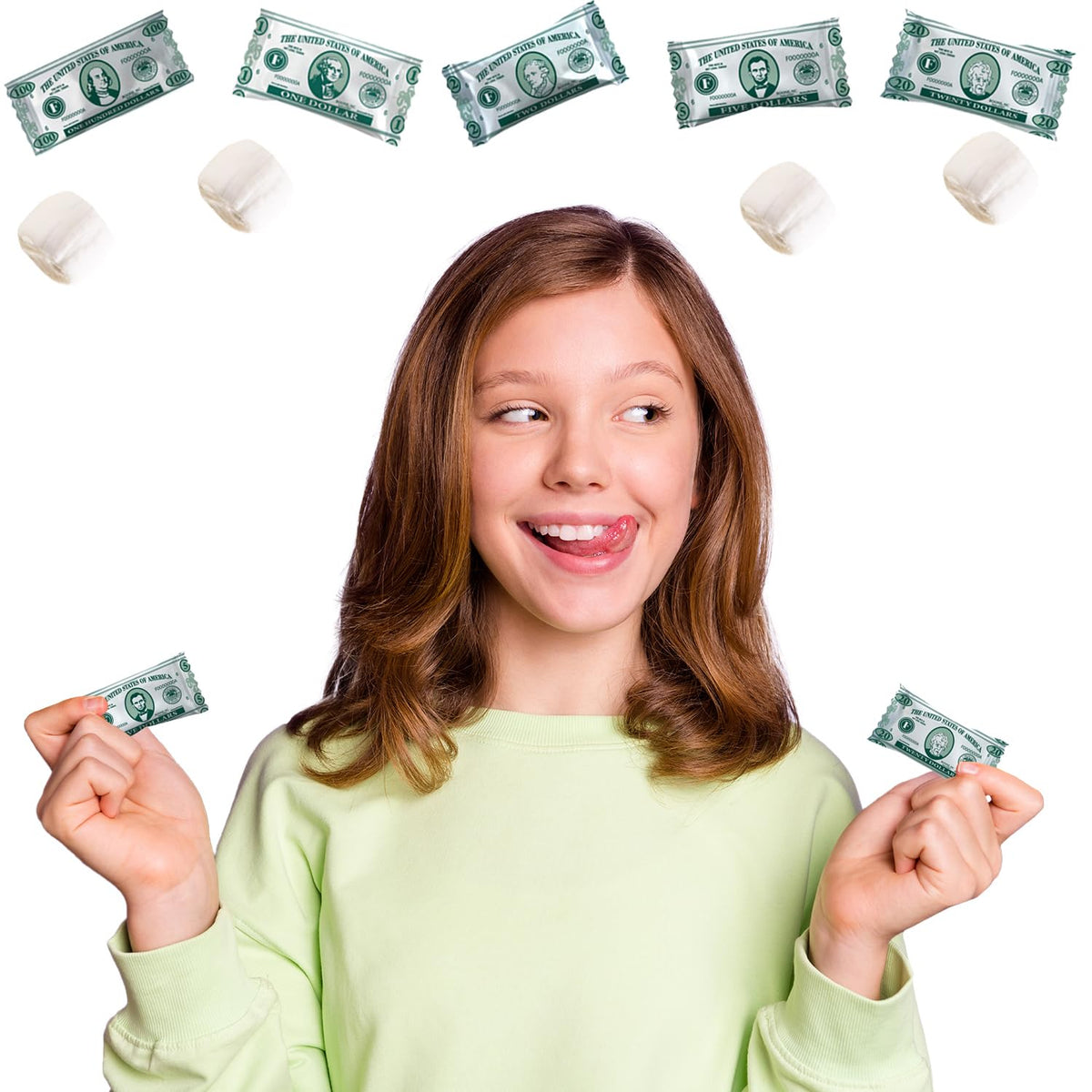 The Dreidel Company money-buttermints cream texture shown in a spoonful