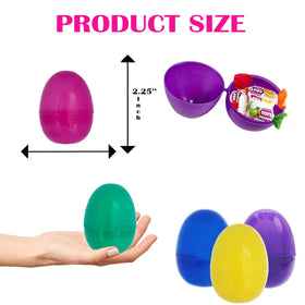 The Dreidel Company plastic Easter egg with hinge, durable and reusable