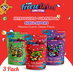The Freeze Dried Candy Store Original 4oz pack close-up showing crisp texture.