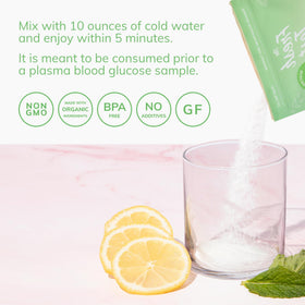 The Fresh Test prepared glass of mint lemonade ready to sip
