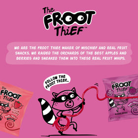 THE FROOT THIEF Real fruit, convenient portion control for quick snacks.