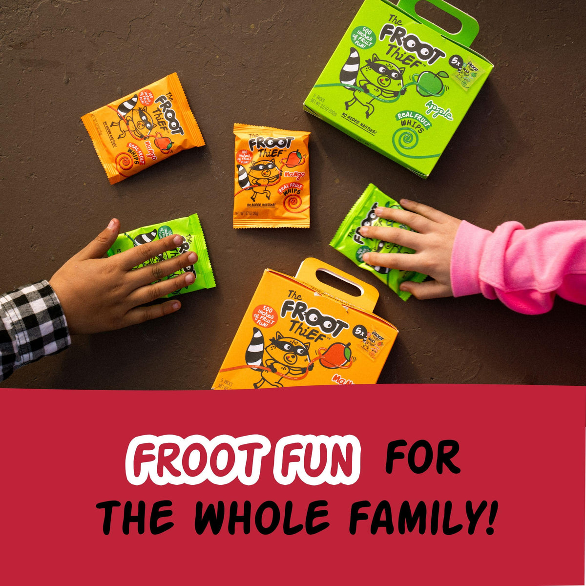 Portable, lunchbox-ready snack idea featuring The FROOT Thief.