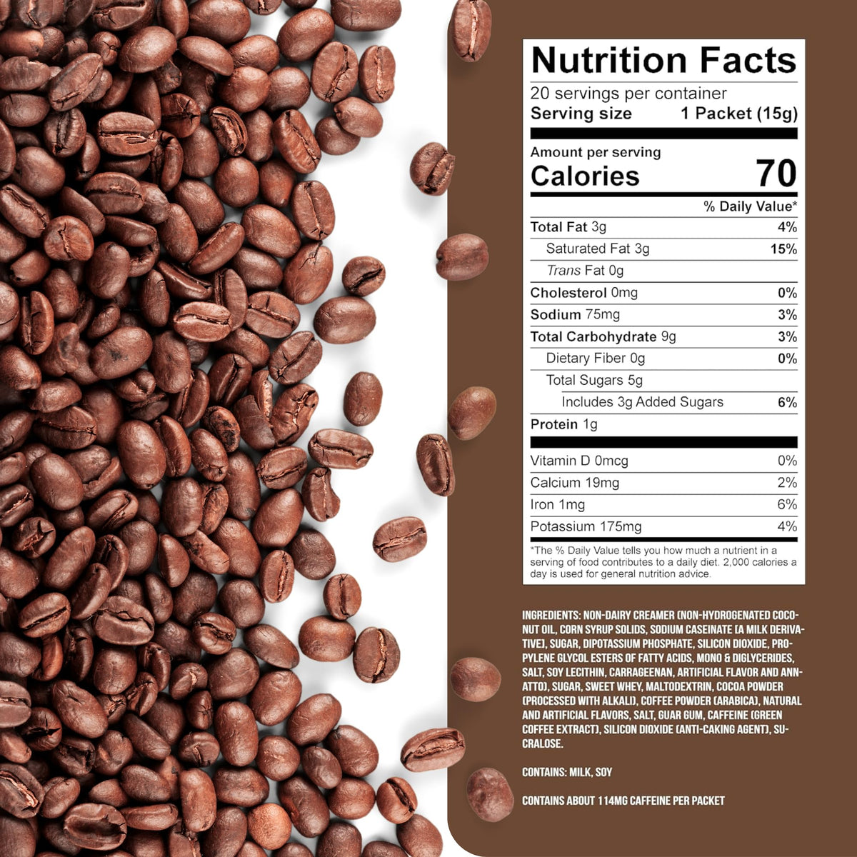 The Frozen Bean iced frappe instant mix brings a refreshing cold coffee moment
