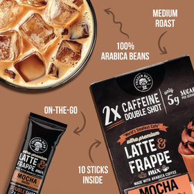 The Frozen Bean non-dairy milk powder adds creaminess to every cup