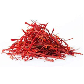 The Gathering of Saffron tea infusion scene suggests warm, fragrant notes.