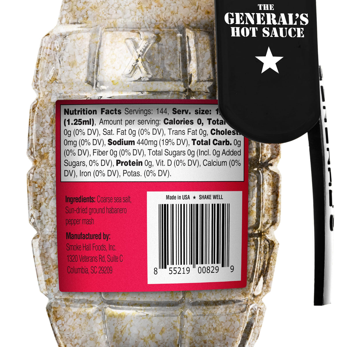 The General’s A Salt Weapon shows sun-dried habanero pepper mash for rich flavor.