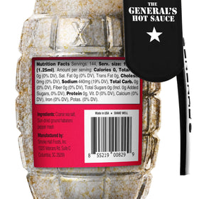 The General’s A Salt Weapon shows sun-dried habanero pepper mash for rich flavor.