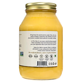 The Ghee Co. old-fashioned cooking process creates caramelized flavor.