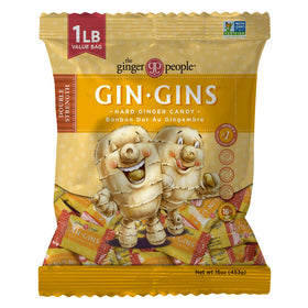 The Ginger People GIN GINS double-strength bag with on-the-go ginger treats.