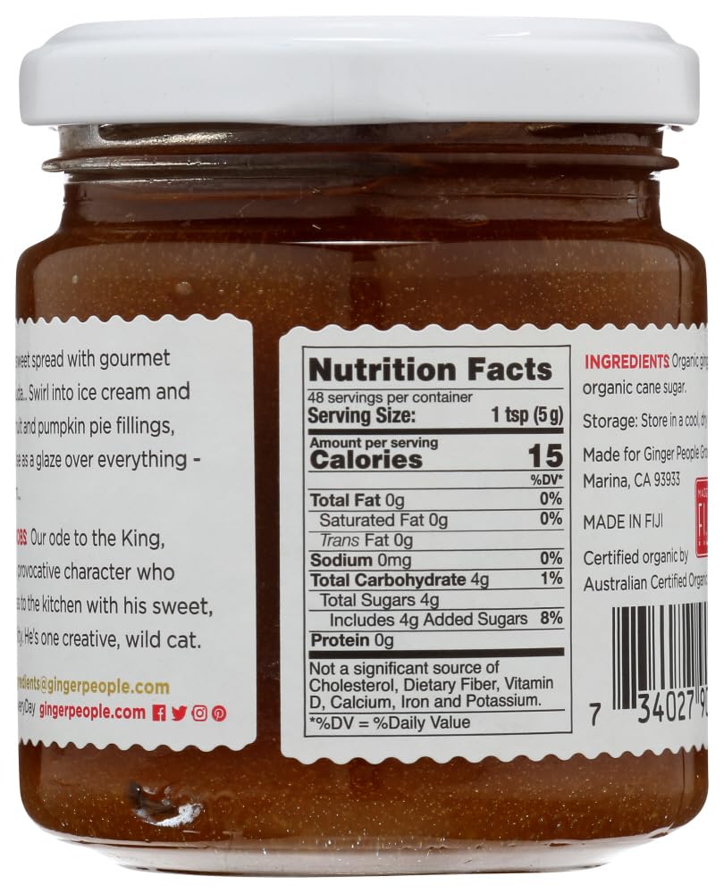 The Ginger People ginger spread scooped on toast, easy to spread with a sweet-heat profile.