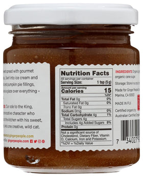 The Ginger People ginger spread scooped on toast, easy to spread with a sweet-heat profile.