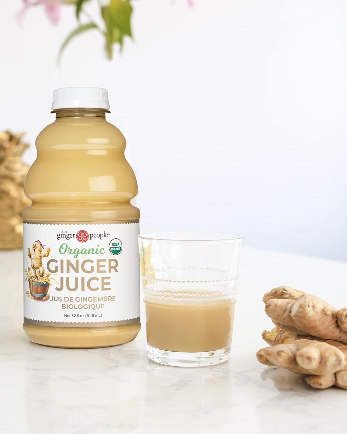 The Ginger People organic ginger juice 2-bottle pack for quick pours