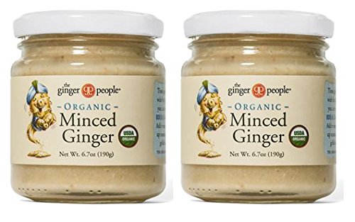 The Ginger People Organic Minced Ginger 6.7 oz jar offers minced-ginger convenience for stir-fries and marinades.