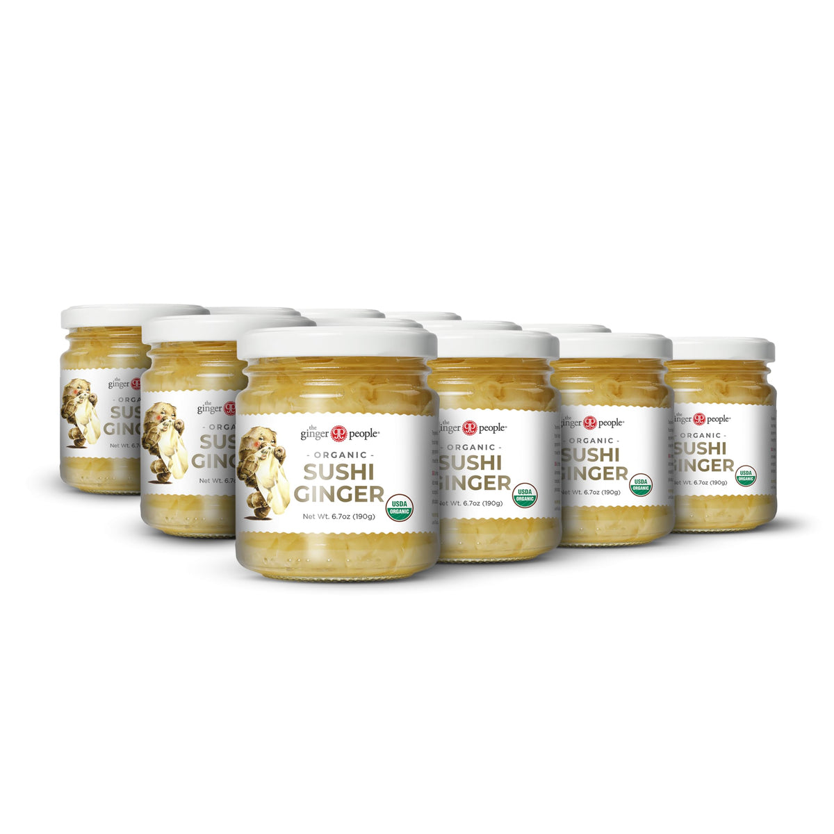 The Ginger People organic sushi ginger slices pair with sushi for clean flavor.