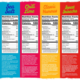 The Good Bean Crunchy Chickpeas Chili Lime bag, bold citrus heat for flavorful snacking.