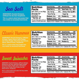 The Good Bean Crunchy Chickpeas Sea Salt bag delivers savory crunch at lunch.