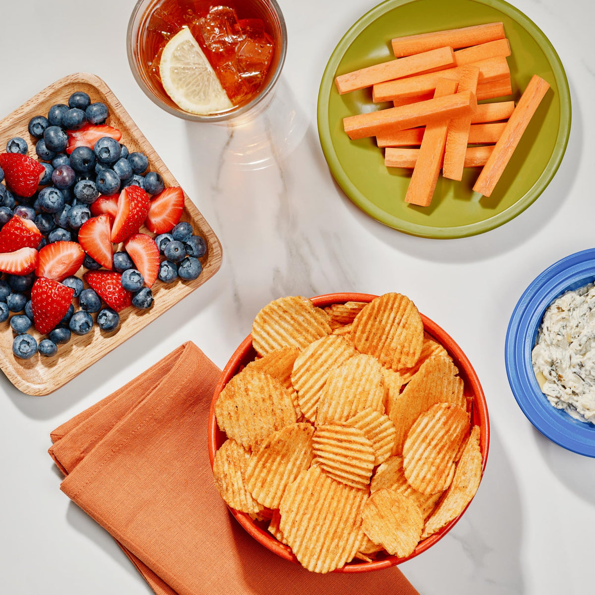 The Good Crisp Company Sea Salt & Vinegar crinkle chips ideal for dipping