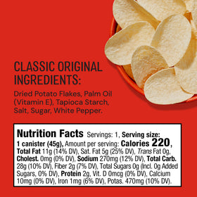 The Good Crisp Company Minis Original gluten-free chips poured into a bowl for snack time, shareable.