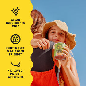 Close-up of Minis crisps highlighting crisp texture and allergen-friendly ingredients
