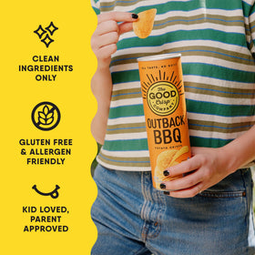 The Good Crisp Company Sour Cream & Onion can offering flavorful crunch for lunchboxes.