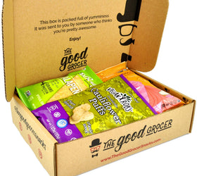 The Good Grocer certified vegan snacks pack ideal for busy students.