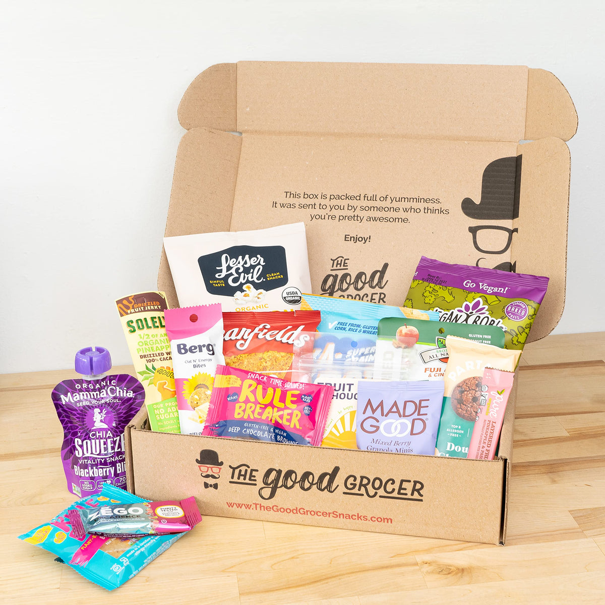 The Good Grocer fruit snacks provide natural sweetness for on-the-go fueling.
