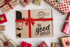The Good Grocer vegan jerky and protein bars - a satisfying on-the-go bite.