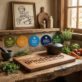 The Grindstone Organic Tuscany gift pack is ideal for food lovers and hosts.