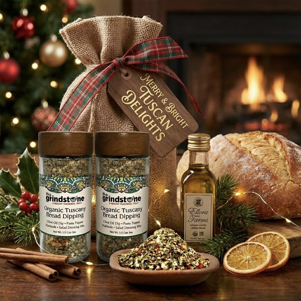 The Grindstone Organic Tuscany handcrafted in the USA by a family- and women-owned team.