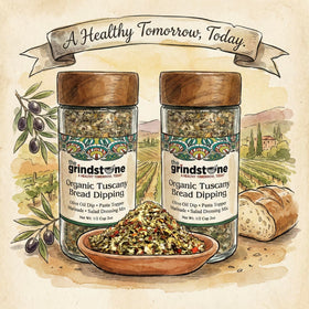 The Grindstone Organic Tuscany kitchen-dipping ideas showcase versatile uses.