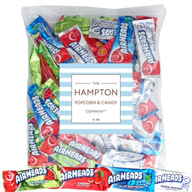 The Hampton Candy Company AirHeads Mini Bars watermelon flavor, perfect for sharing.