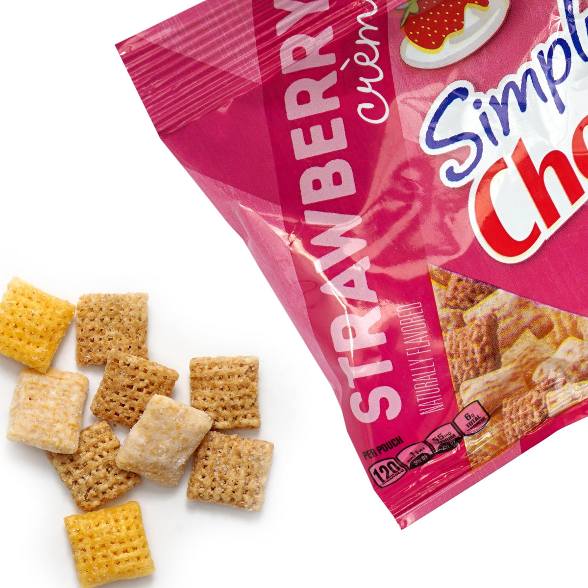 The Hampton Candy ChexMix Strawberry Yogurt bags ready for on the go enjoyment and sharing.