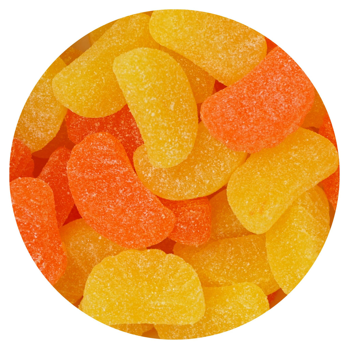 The Hampton Candy Company Citrus Slices 2lb bulk bag, easy to share at parties.