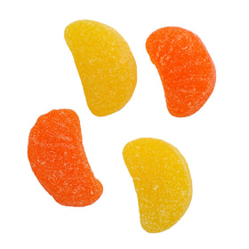 The Hampton Candy Company Citrus Slices lemon slices closeup, tangy flavor for snacking.